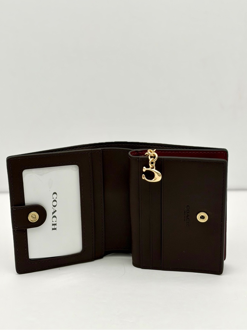 Coach Compact Snap Wallet - Picture 10 of 14